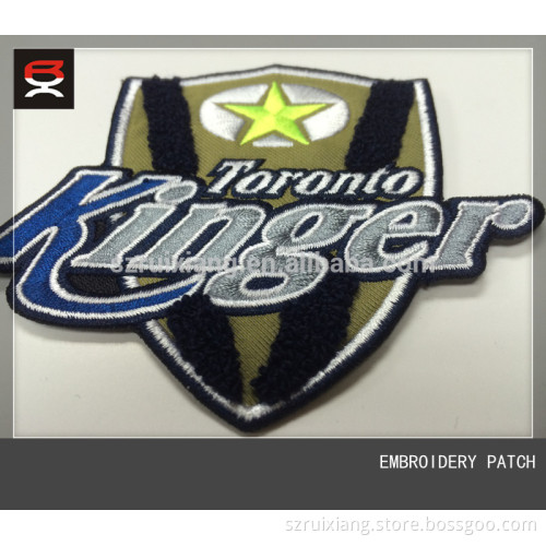 Custom Twill Fabric Chenille 3D Embroidery Patch